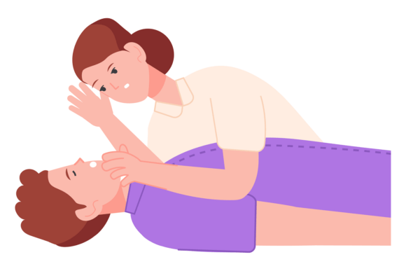 Check Breathing Procedure. Medical Emerg
