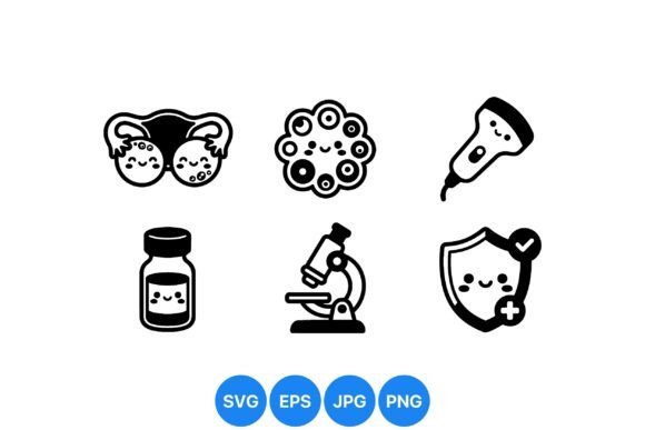 Cute Medical Science Icons: Playful, Precise, and Project-Ready