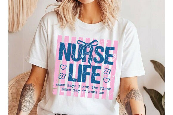 Nurse Life Some Days I Run the Floor SVG