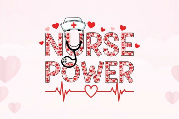Nurse Power Valentine’s Day Graphic Tee